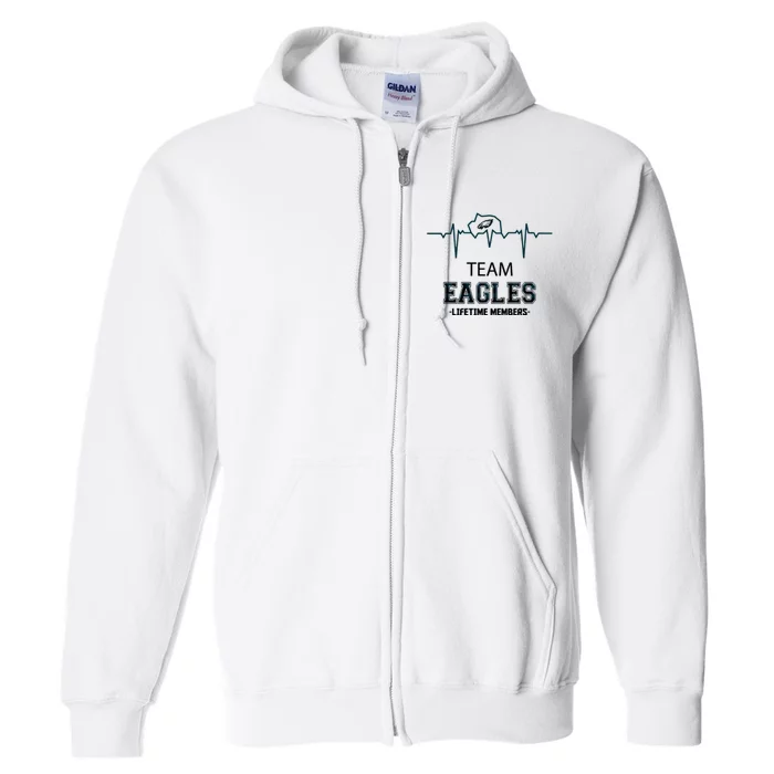 Team Eagle..s Lifetime Members Full Zip Hoodie