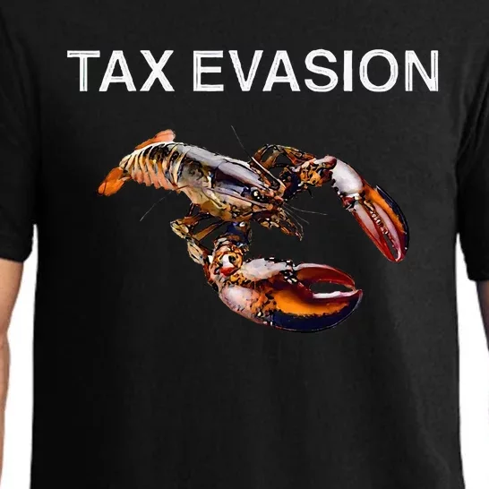 Tax Evasion Lobster Funny Sarcasm Oddly Specific Meme Pajama Set