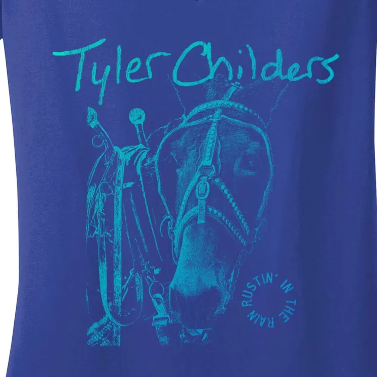 Tyler Ers Mule Gift Women's V-Neck T-Shirt