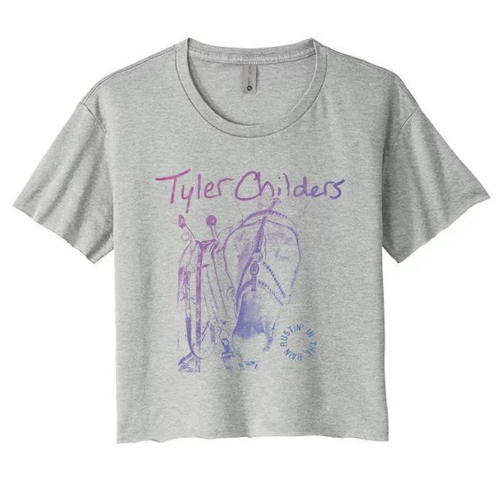 Tyler Ers Mule Gift Women's Crop Top Tee