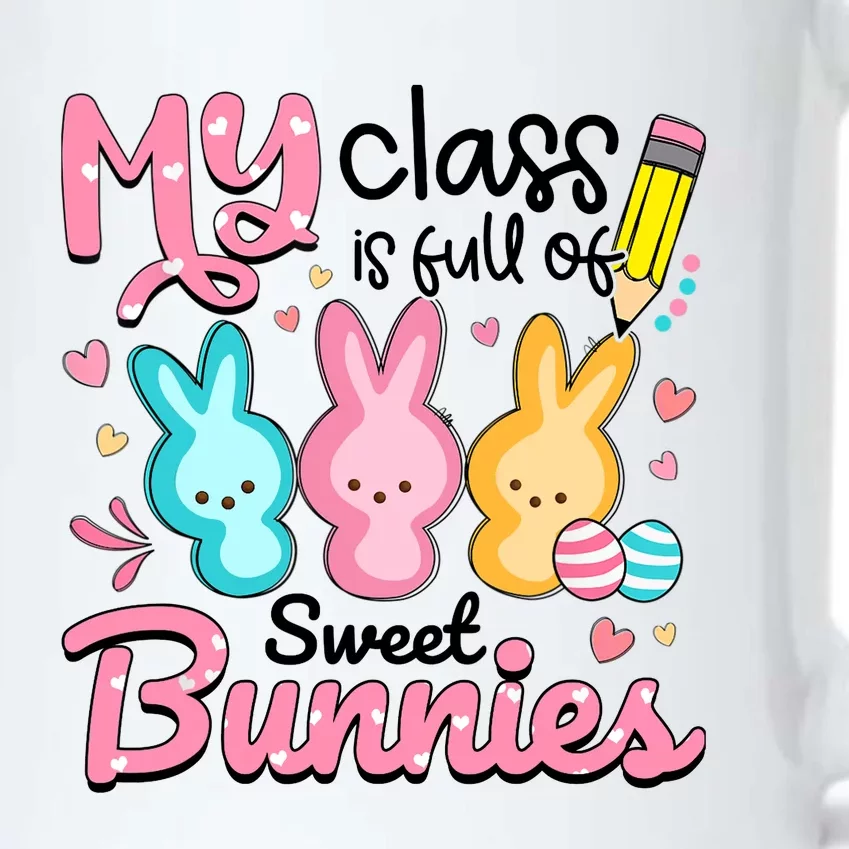 Teacher Easter My Class is Full Of Sweet Bunnies Black Color Changing Mug