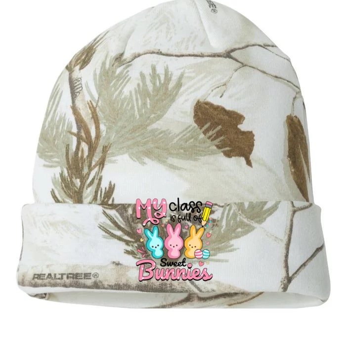 Teacher Easter My Class is Full Of Sweet Bunnies Kati - 12in Camo Beanie