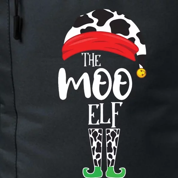 The Elf Moo Cow Funny Christmas Elf Family Matching Daily Commute Backpack