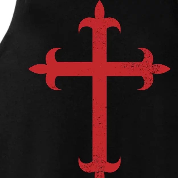 Templar Cross Ladies Tri-Blend Wicking Tank