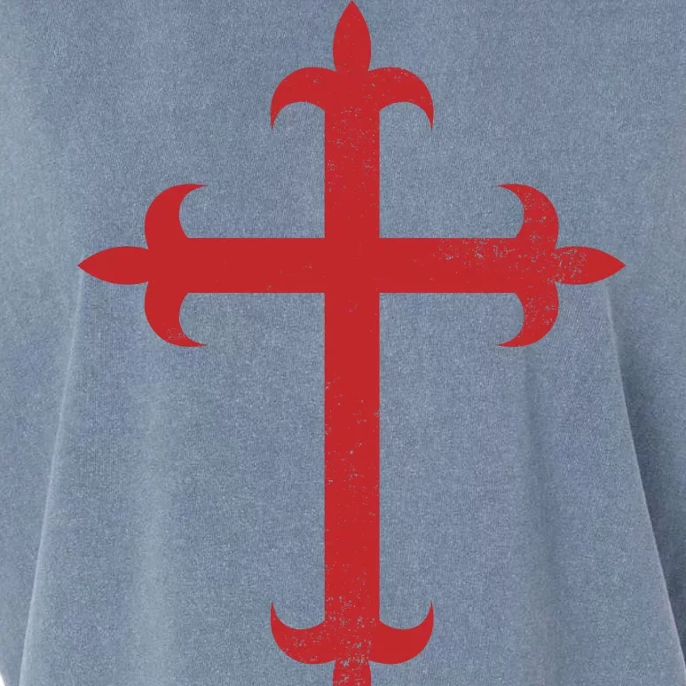 Templar Cross Garment-Dyed Women's Muscle Tee