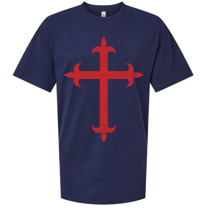 Templar Cross Sueded Cloud Jersey T-Shirt