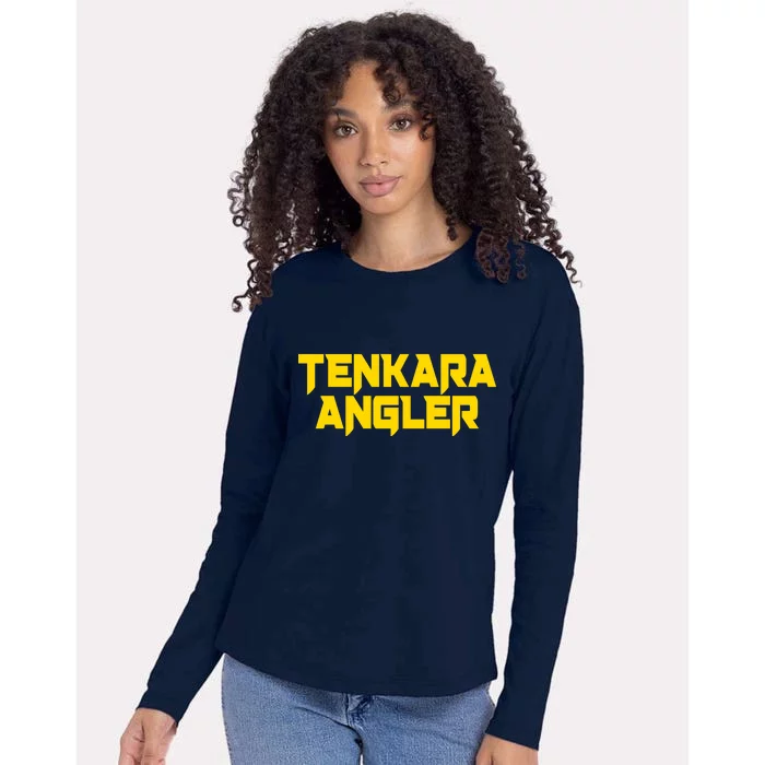 Tenkara Angler Womens Cotton Relaxed Long Sleeve T-Shirt