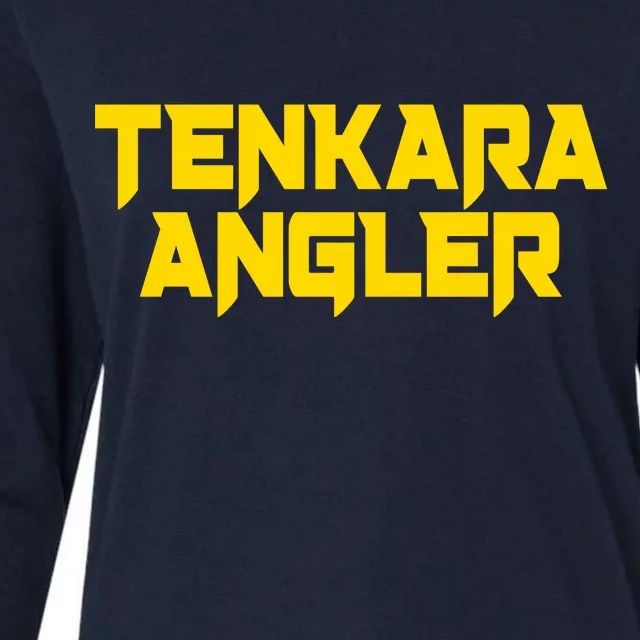 Tenkara Angler Womens Cotton Relaxed Long Sleeve T-Shirt