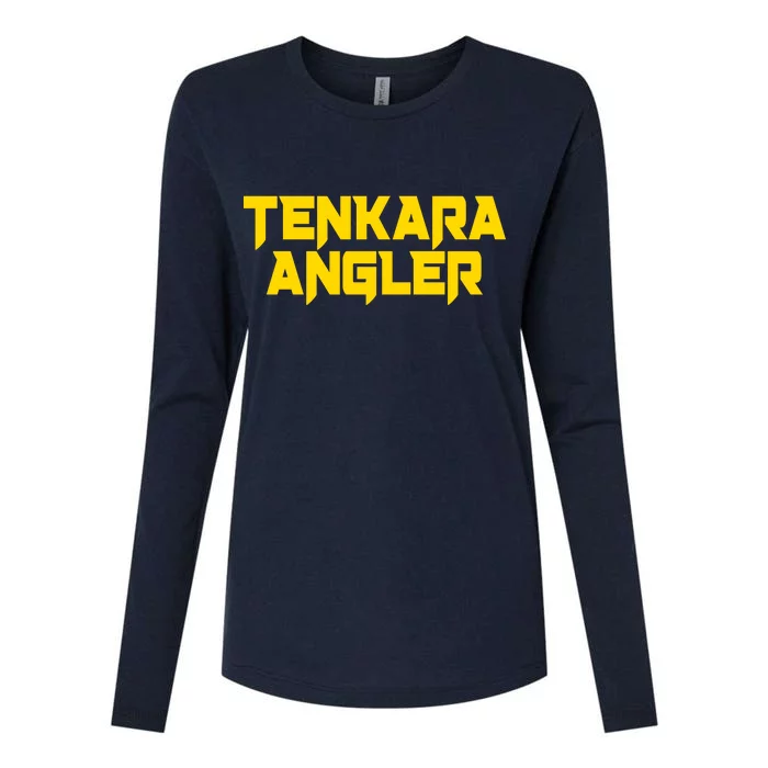 Tenkara Angler Womens Cotton Relaxed Long Sleeve T-Shirt