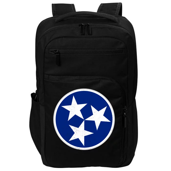 Tennessee Flag Vintage Distressed Impact Tech Backpack