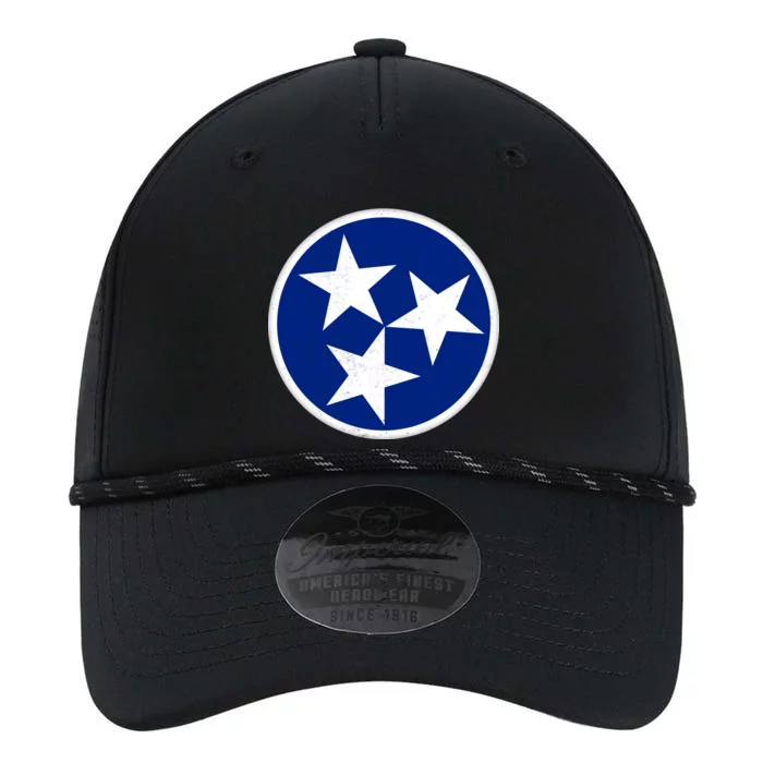 Tennessee Flag Vintage Distressed Performance The Dyno Cap