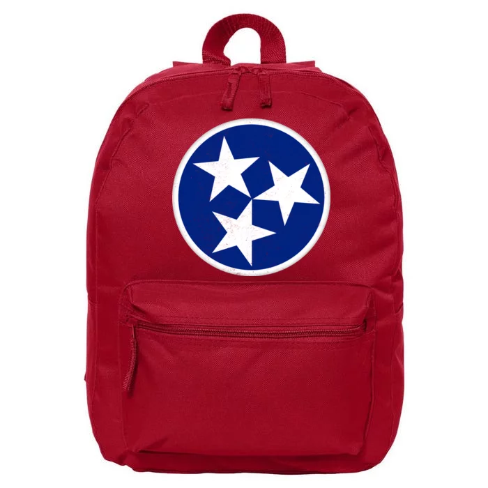 Tennessee Flag Vintage Distressed 16 in Basic Backpack