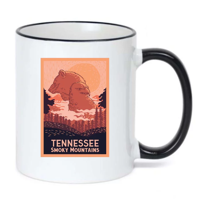 Tennessee Smoky Mountains Black Color Changing Mug