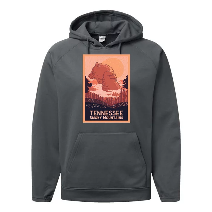 Tennessee Smoky Mountains Performance Fleece Hoodie