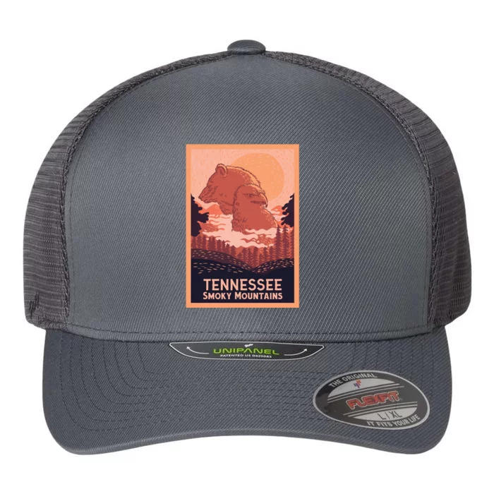 Tennessee Smoky Mountains Flexfit Unipanel Trucker Cap