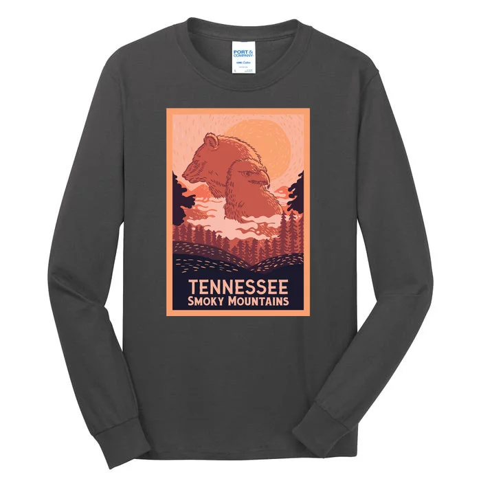 Tennessee Smoky Mountains Tall Long Sleeve T-Shirt