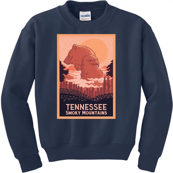 Tennessee Smoky Mountains Kids Sweatshirt