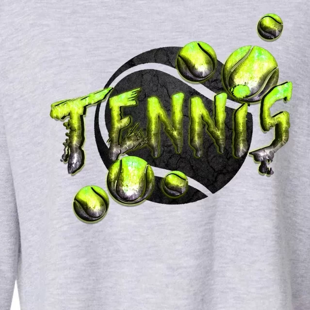 Tennis Cropped Pullover Crew