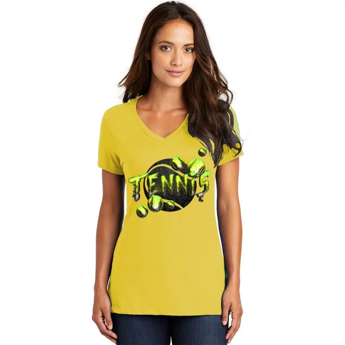 Tennis Women's V-Neck T-Shirt