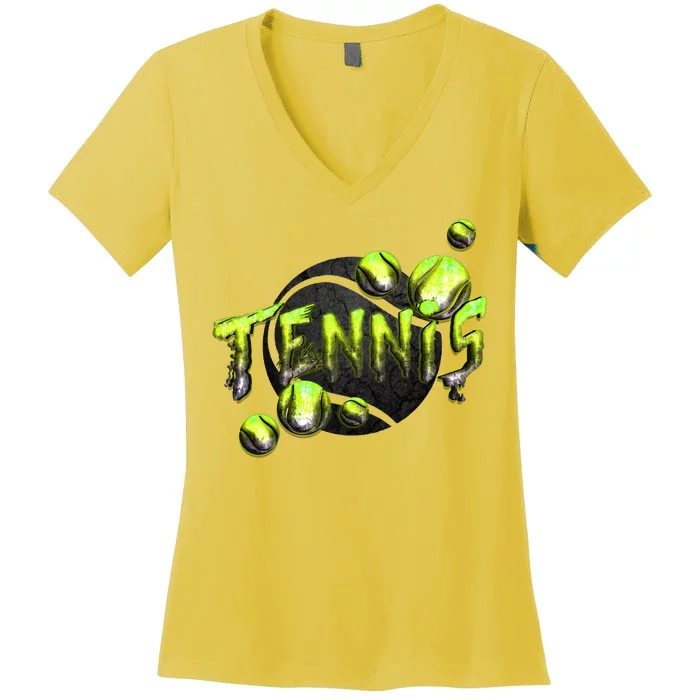 Tennis Women's V-Neck T-Shirt