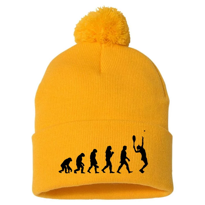 Tennis Evolution Pom Pom 12in Knit Beanie