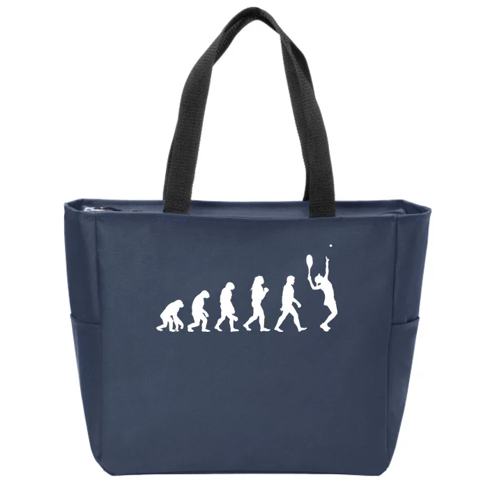 Tennis Evolution Zip Tote Bag