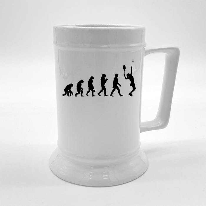 Tennis Evolution Front & Back Beer Stein