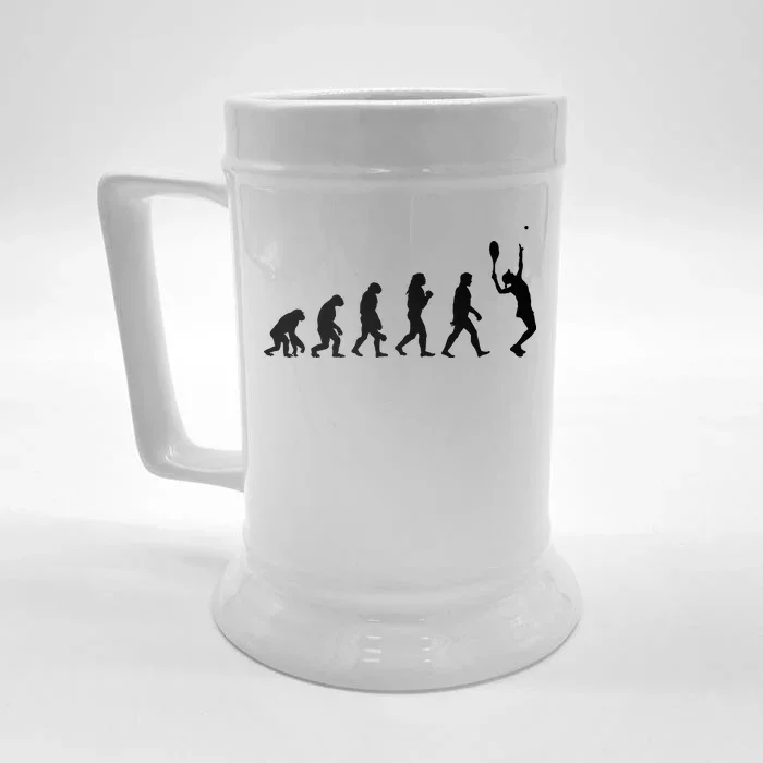 Tennis Evolution Front & Back Beer Stein