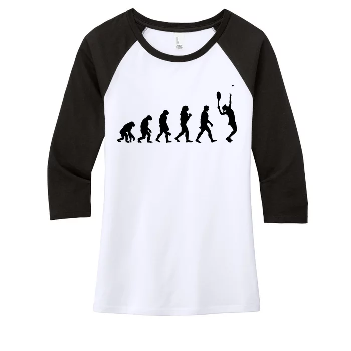 Tennis Evolution Women's Tri-Blend 3/4-Sleeve Raglan Shirt