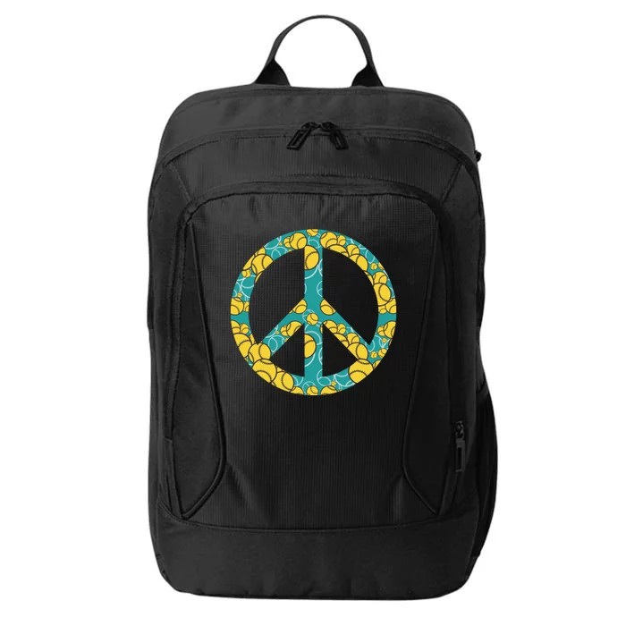 Tennis Peace Sign City Backpack