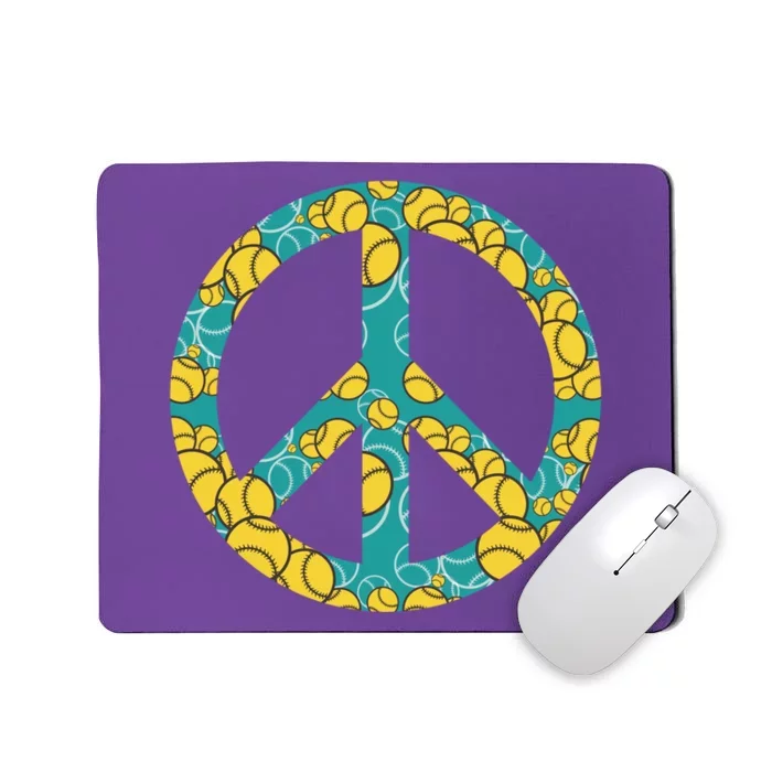 Tennis Peace Sign Mousepad