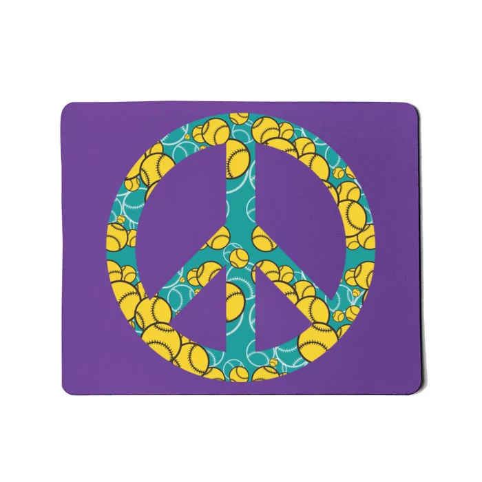 Tennis Peace Sign Mousepad