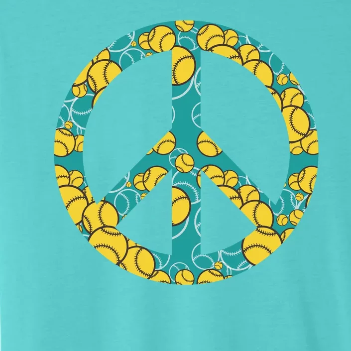 Tennis Peace Sign ChromaSoft Performance T-Shirt