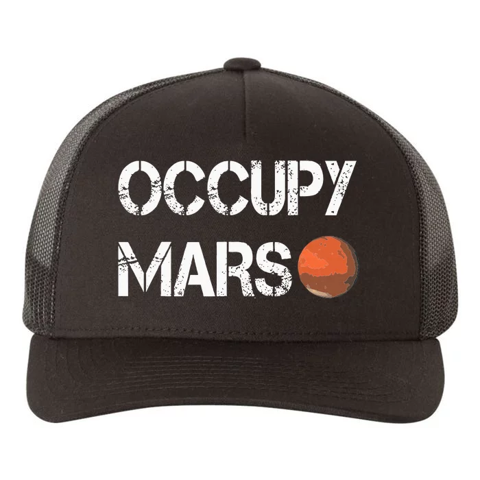 The Explorer Occupy Mars Space Yupoong Adult 5-Panel Trucker Hat