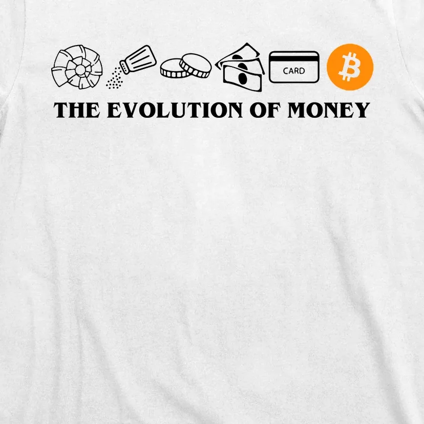 The Evolution Of Money Bitcoin Crypto T-Shirt