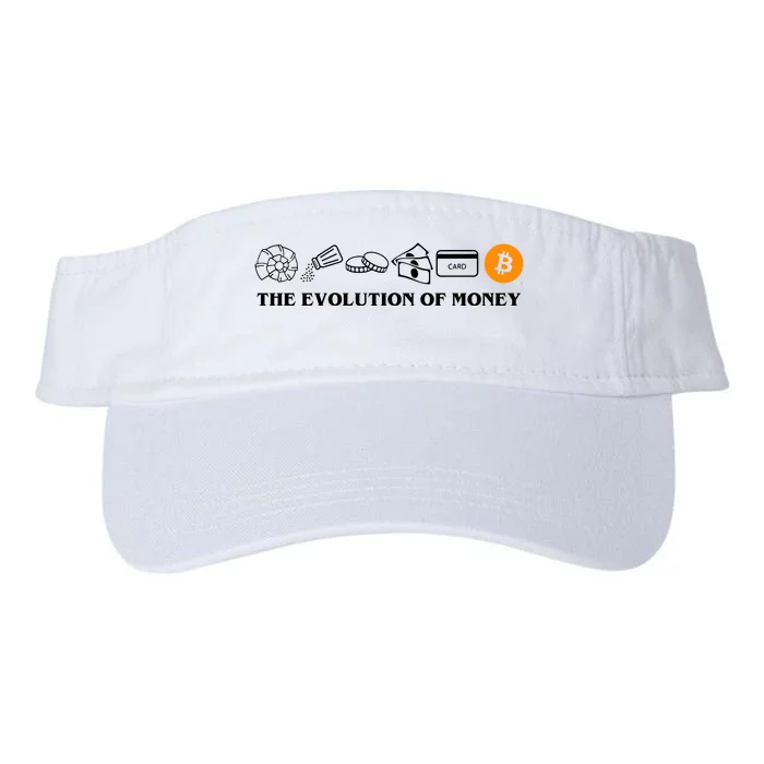 The Evolution Of Money Bitcoin Crypto Valucap Bio-Washed Visor