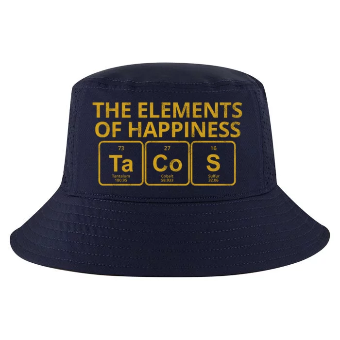 The Elements Of Happiness Taco Lover Cool Comfort Performance Bucket Hat