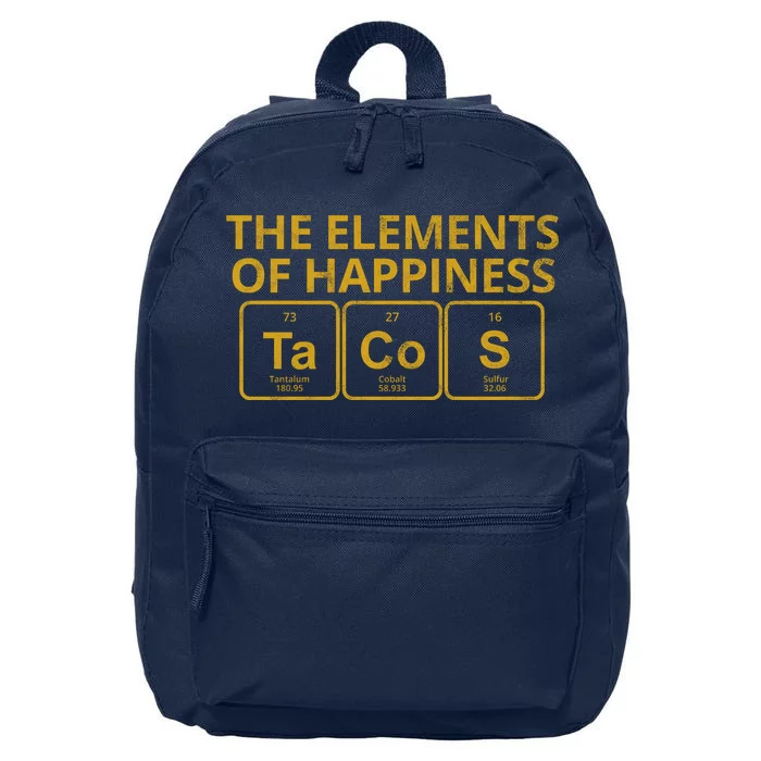 The Elements Of Happiness Taco Lover 16 in Basic Backpack