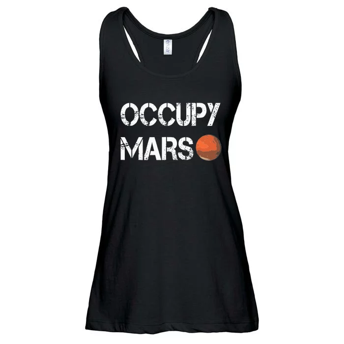 The Explorer Occupy Mars Space Ladies Essential Flowy Tank