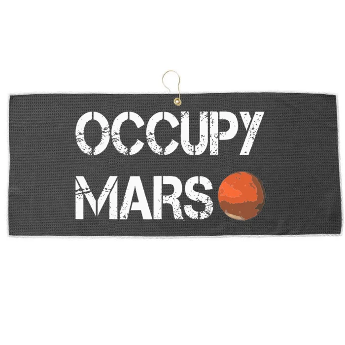 The Explorer Occupy Mars Space Large Microfiber Waffle Golf Towel