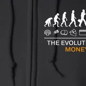 The Evolution Of Money Funny Bitcoin Ripple Xrp To The Moon Full Zip Hoodie