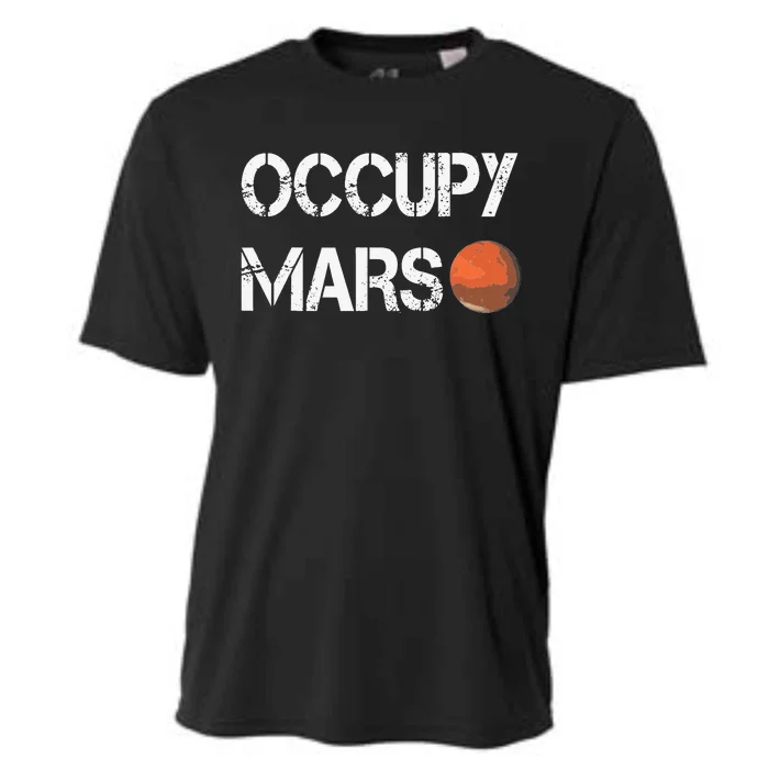 The Explorer Occupy Mars Space Cooling Performance Crew T-Shirt