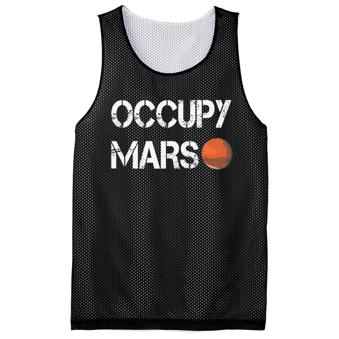 The Explorer Occupy Mars Space Mesh Reversible Basketball Jersey Tank