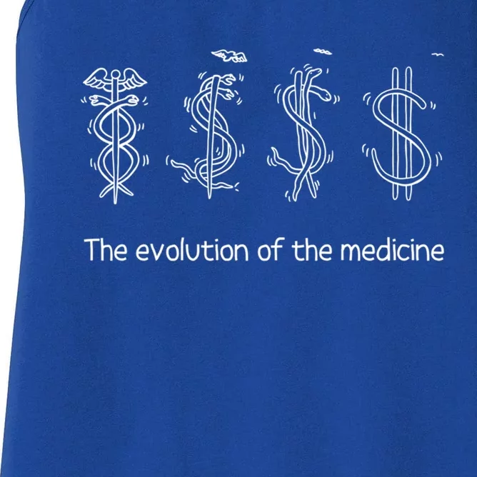 The Evolution Of Medicine Gift Women's Racerback Tank