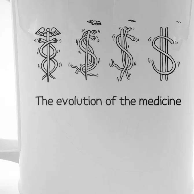 The Evolution Of Medicine Gift Front & Back Beer Stein