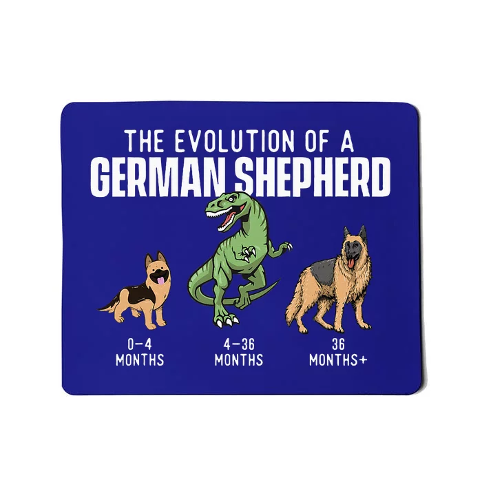 The Evolution Of A German Shepherd Dog Owner Pet Lover Mousepad