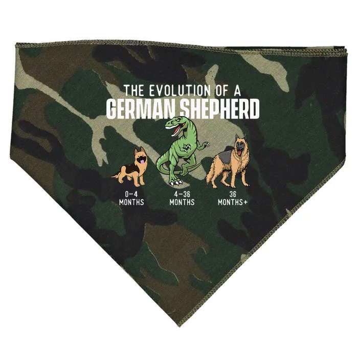 The Evolution Of A German Shepherd Dog Owner Pet Lover USA-Made Doggie Bandana