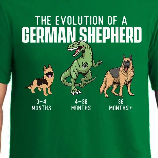 The Evolution Of A German Shepherd Dog Owner Pet Lover Pajama Set