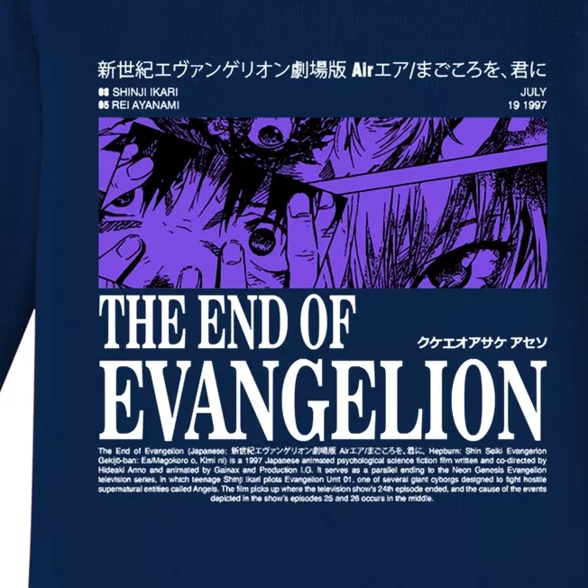 The End Of Evangelion Baby Long Sleeve Bodysuit