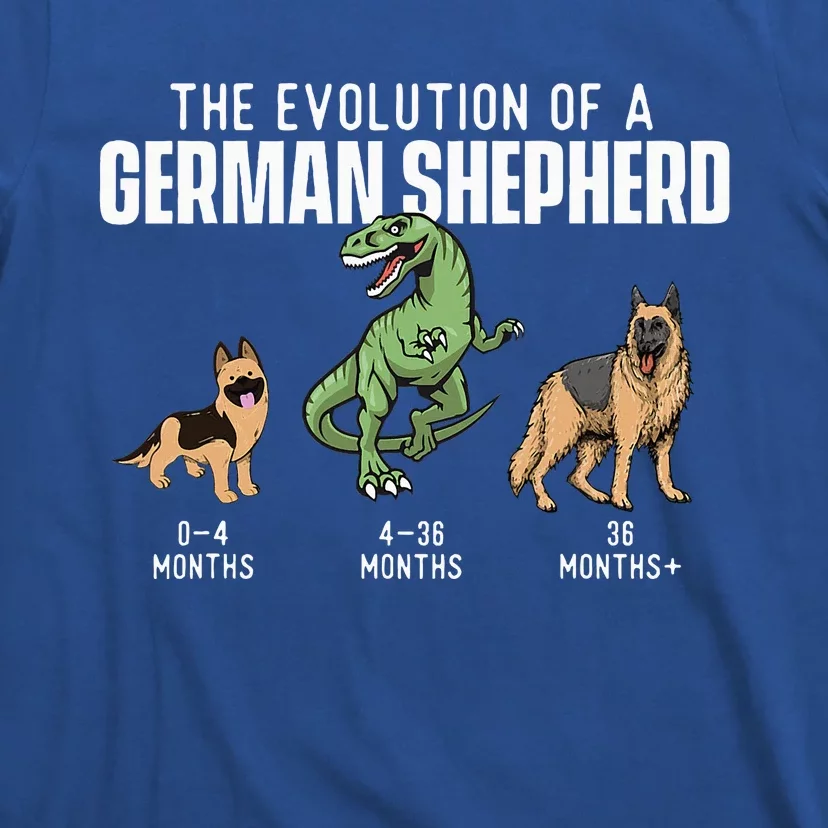 The Evolution Of A German Shepherd Dog Owner Pet Lover T-Shirt